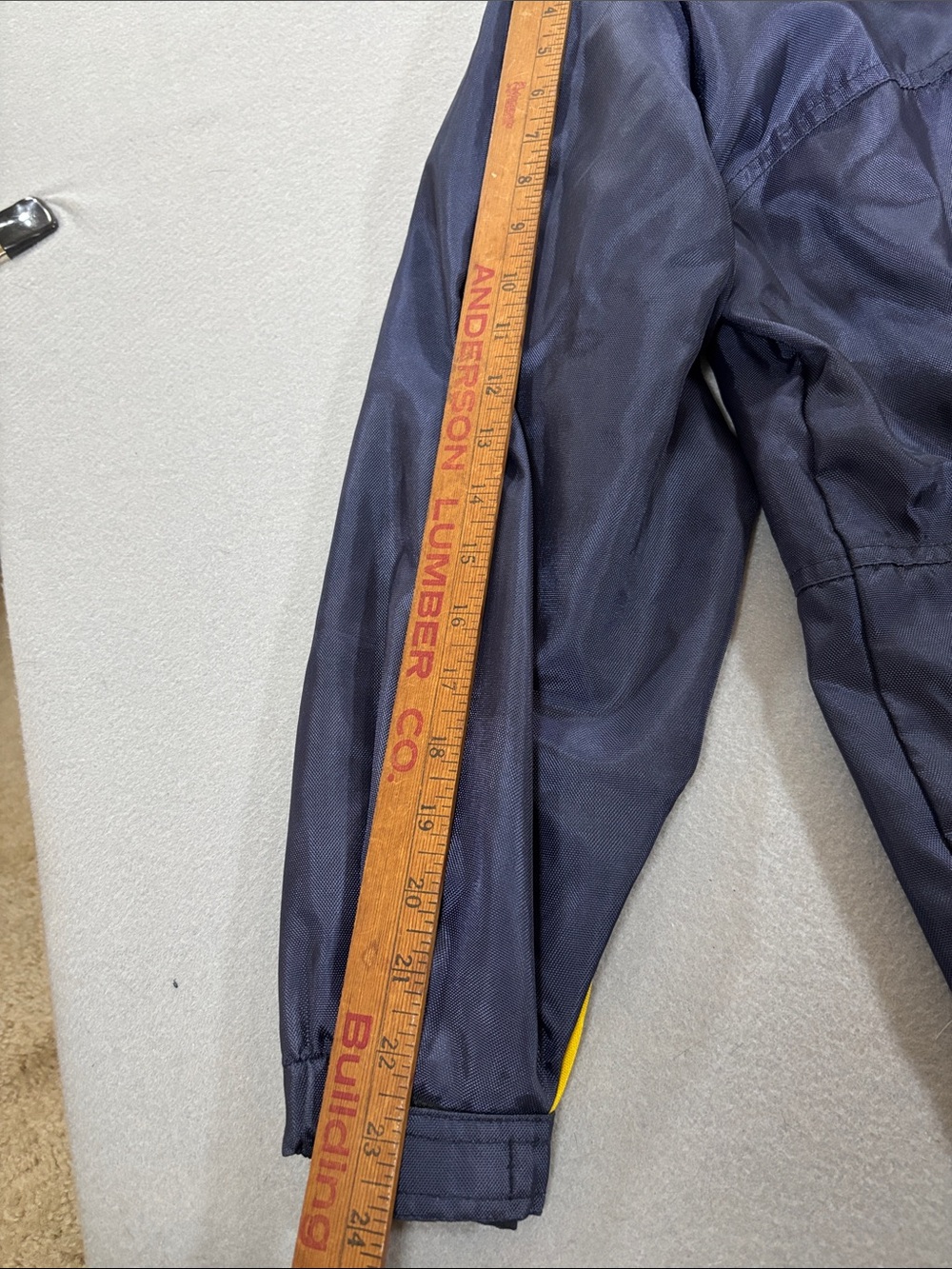 Timberland navy heavyweight outdoor windbreaker jacket M - Picture 8 of 15